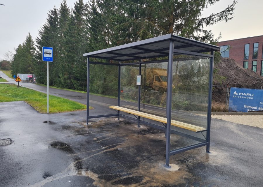 4.x1.5m kaldkatusega bussipaviljon - Salu